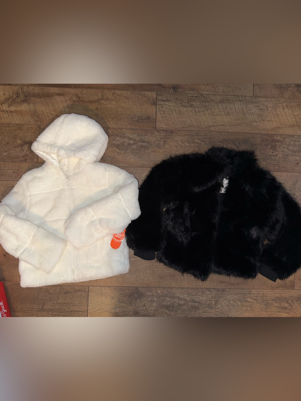 Cozy Faux Fur Jacket - Cream and Black